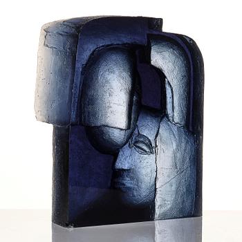 Ann Wolff, a cast glass sculpture, Transjö 1990s.