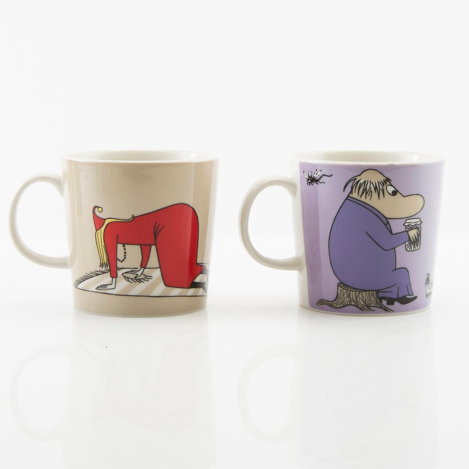 Mugs 8 pcs Moomin characters/ Moomin Arabia Finland.