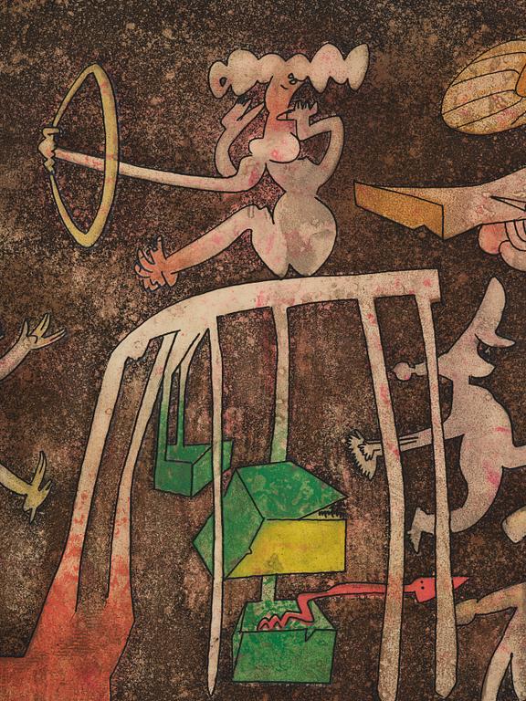 Roberto Matta, Utan titel from: "Hommage aux Prix Nobel" (Nobelprismappen).