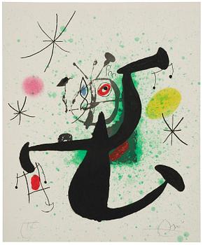 956. Joan Miró, ”La demoiselle à Bascule”.