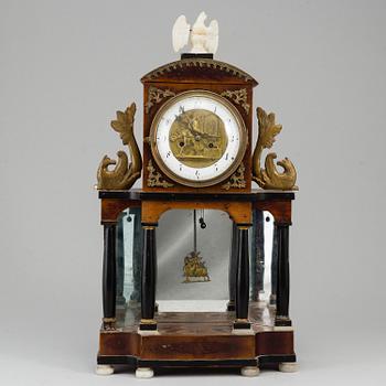 A mid 19th century pendulum clock.