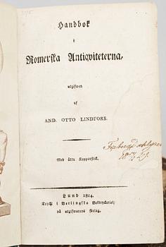 BÖCKER, 2 vol, bla "Lexicon Mythico-Historicum" av WA. Wennerdahl, Linköping 1748.