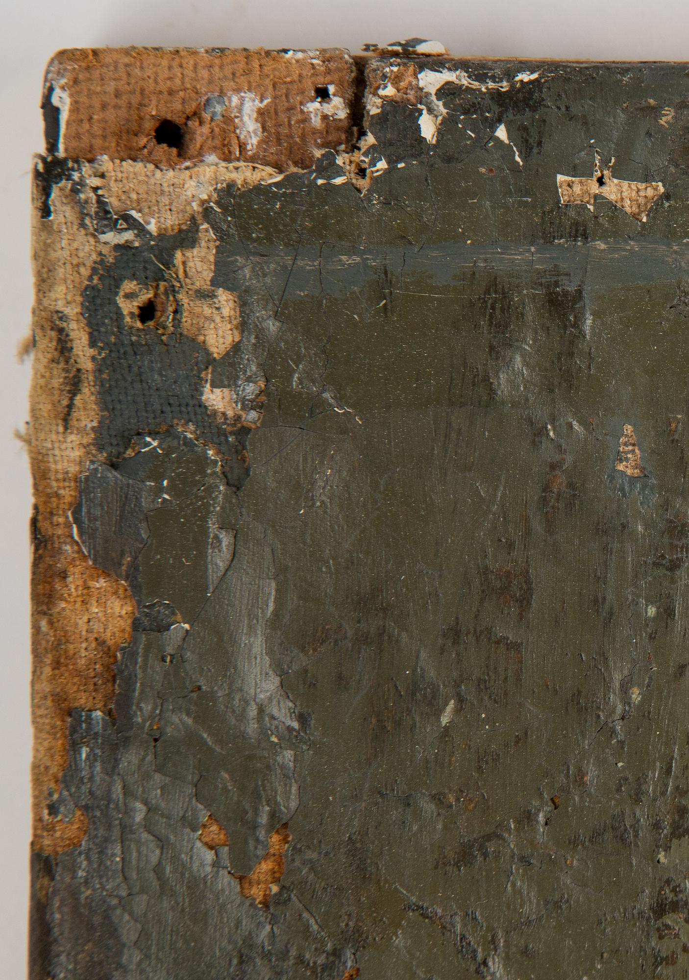 Wall painting, 5, early 19th Century, oil on canvas/panel.