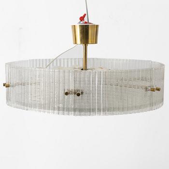 Carl Fagerlund, a ceiling lamp, Orrefors, second half of the 20th century.