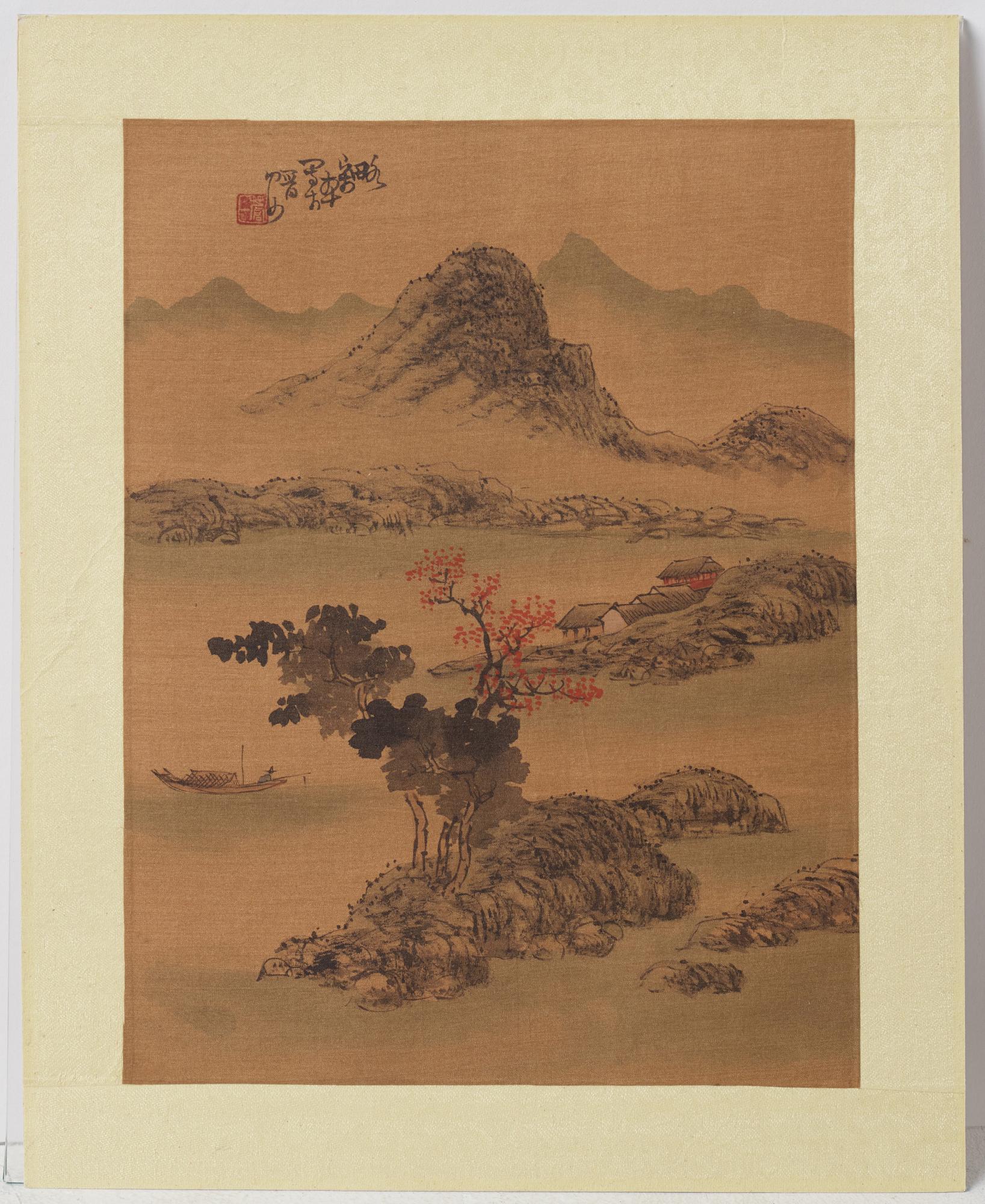 A Chinese painting by unidetified artist, circa 1900.