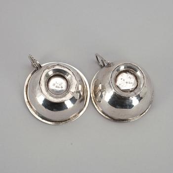 RYYPPYKUPPEJA, 2 kpl, Ruotsi 1788 ja 1802. Kok. paino 43 g.