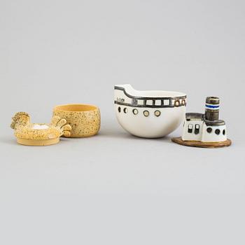 Lisa Larson, burk med lock, K-St | Auction karljohanauktioner.se
