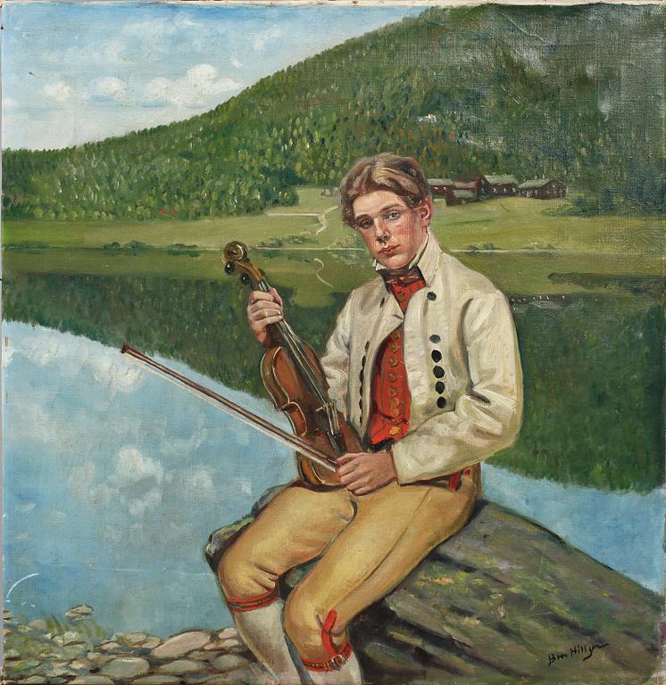 BROR HILLGREN, olja på duk, sign.