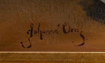 Johanna Oras, öljy kankaalle. signeerattu.