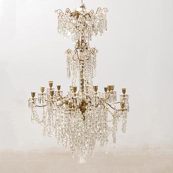 Chandelier from the turn of the century 1900.
