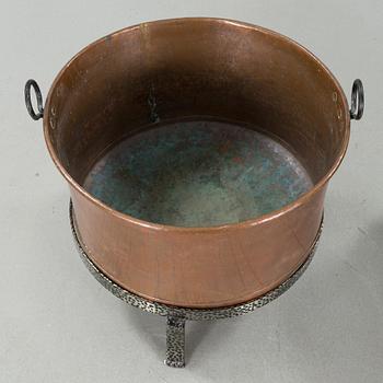 KITTLAR, 2 st, koppar, 1800-tal.