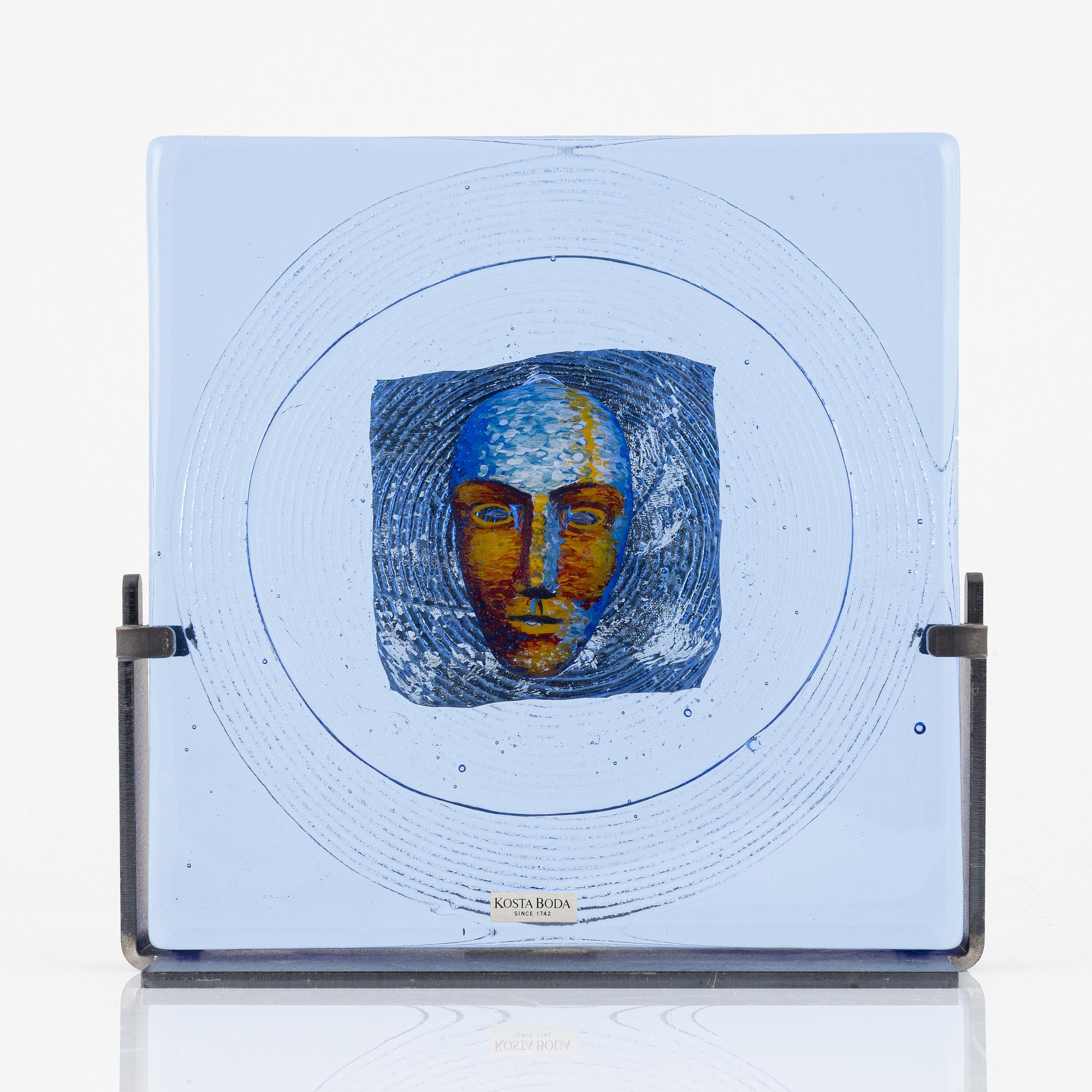 Bertil Vallien, a glass sculpture, Kosta Boda, Sweden.
