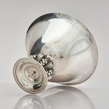 Georg Jensen, a sterling silver centrepiece bowl, model no. 775, design Harald Nielsen, Copenhagen 1933-1944, Swedish Import mark.
