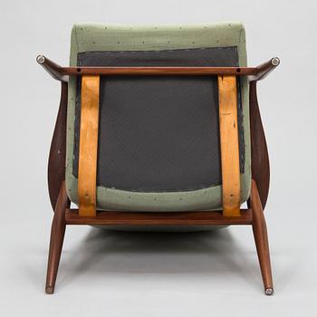 Ilmari Lappalainen, fåtölj, "Emilia 2470", Asko, 1960-tal.