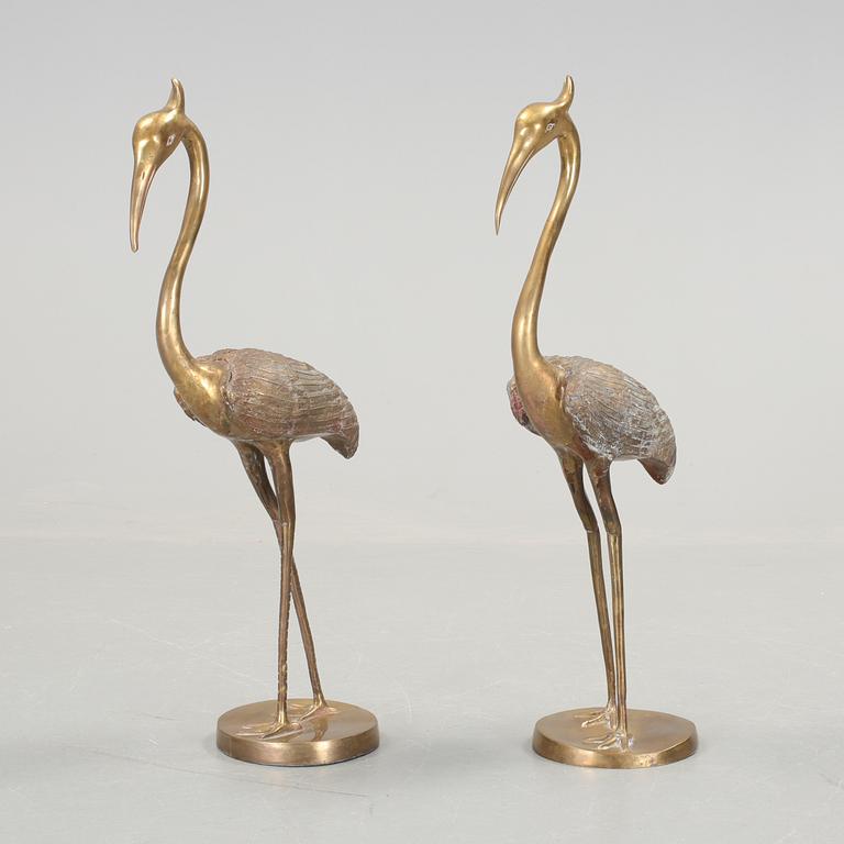 SKULPTURER, ett par, brons, 1900-tal.