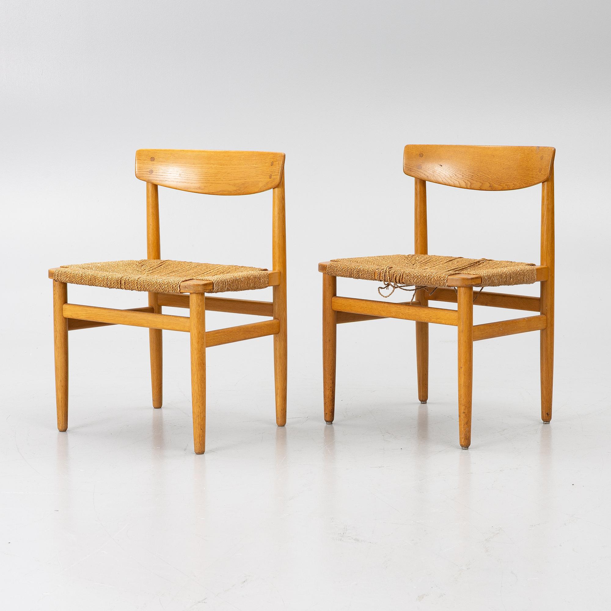 Børge Mogensen, Chairs, a pair, “Öresund”, Karl Andersson & Söner, Bra Bohag.