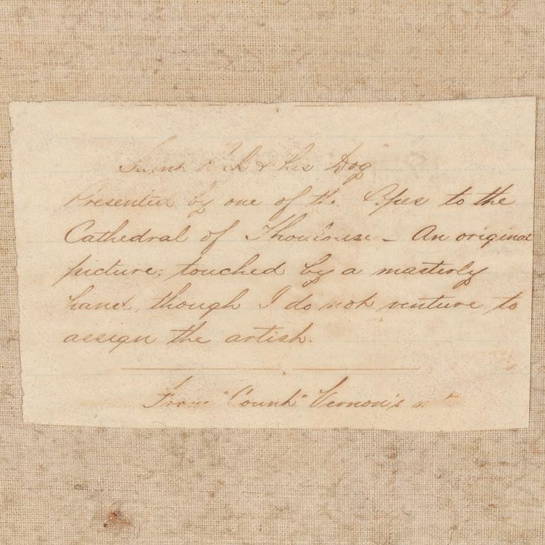 ANTONIO DE PUGA, hans efterföljd, olja på duk, ej signerad.