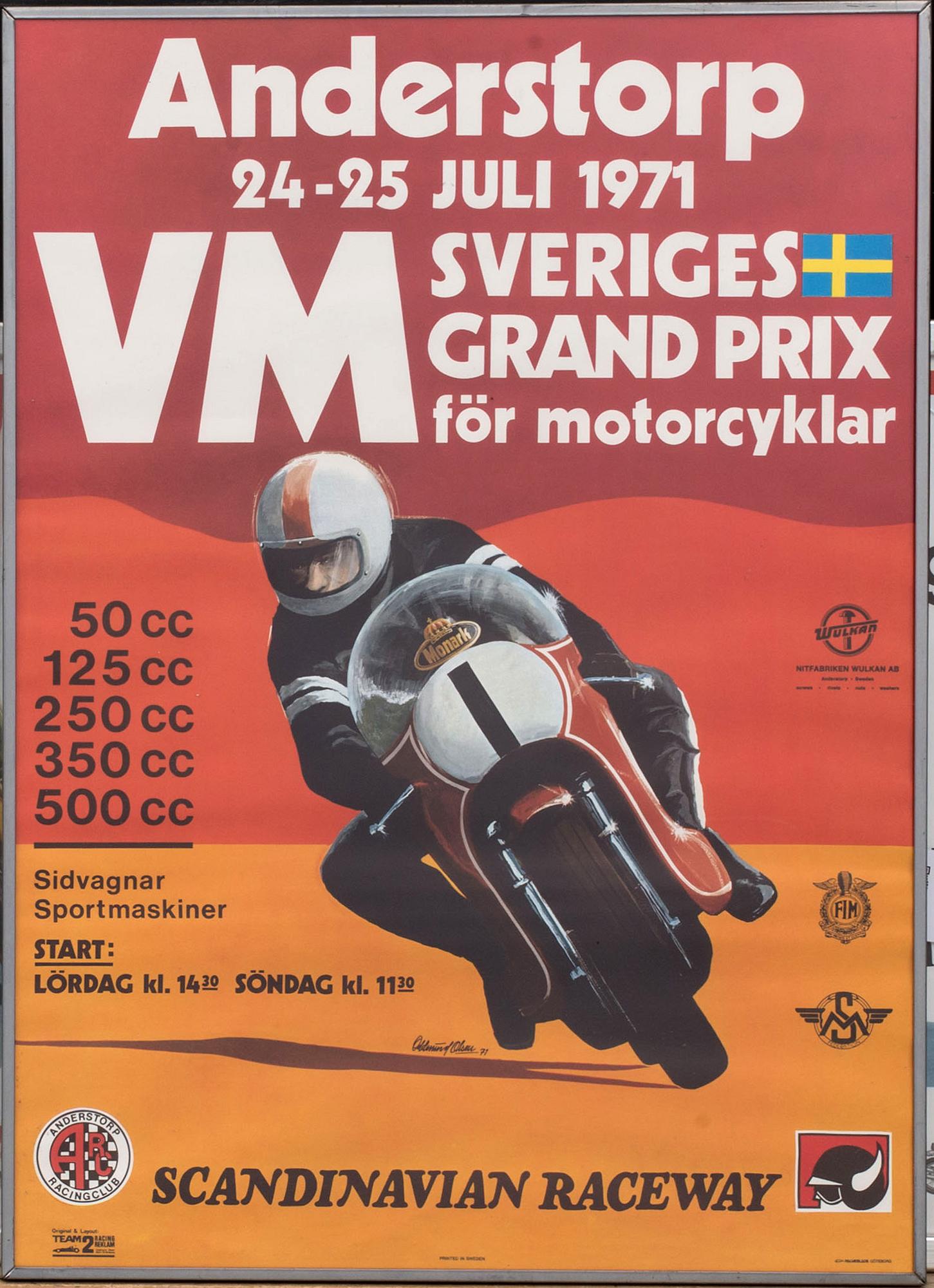 AFFISCHER, 3 st, 1971, 1973 och 1974.