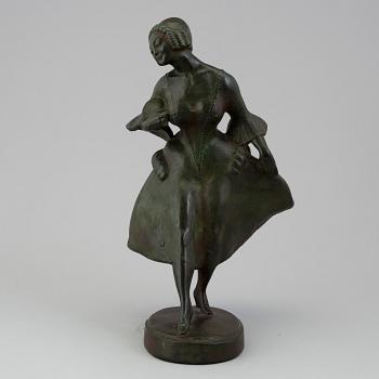 CARL FAGERBERG, a bronze sculpture, signed.