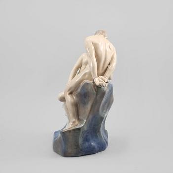 FIGURIN, porslin, Theodor Lundberg, Royal Copenhagen, 1900-talets andra hälft.