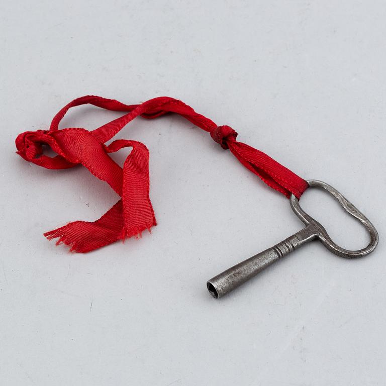 A 19th-century Louis XVI-style mantle clock.