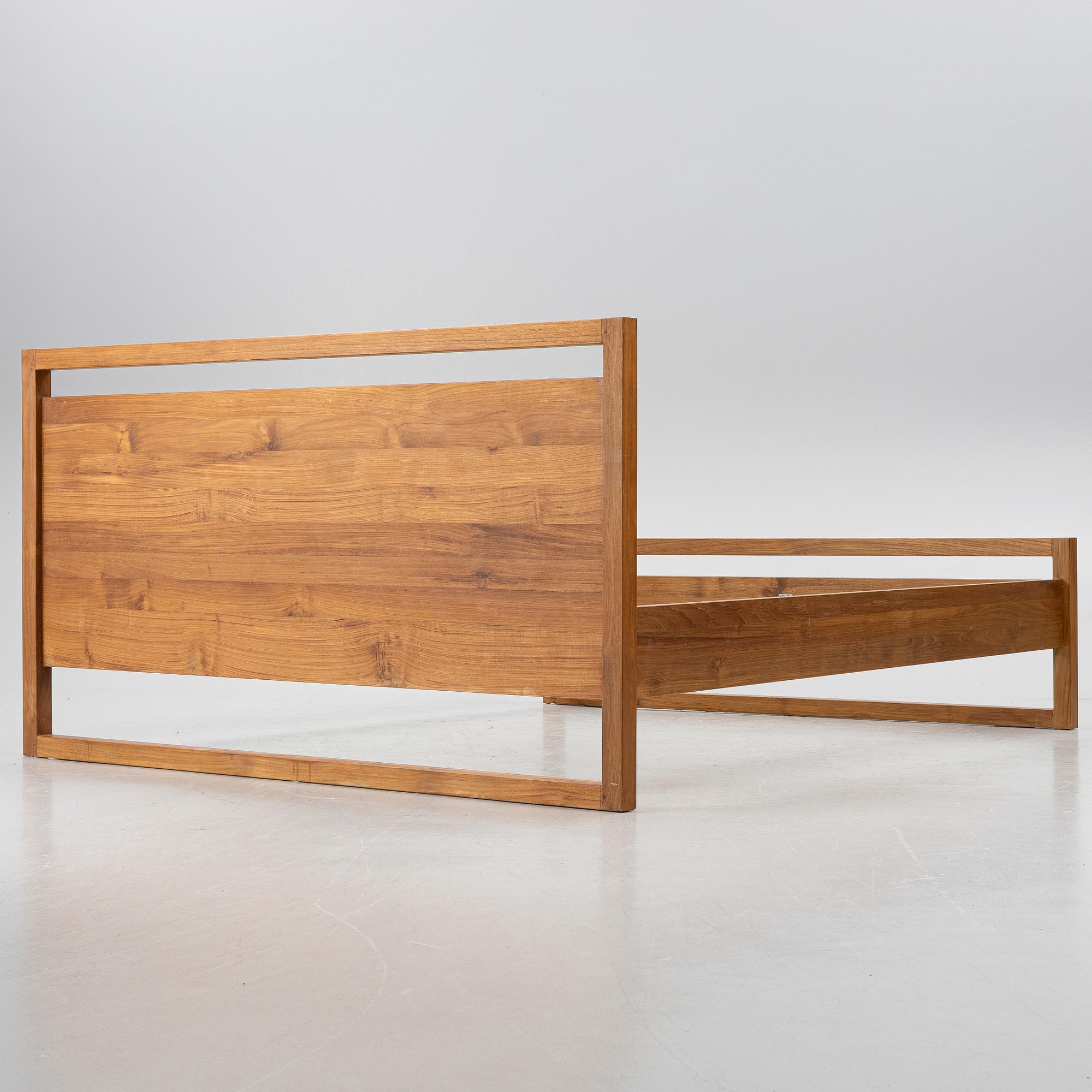 A bed frame from Ethnicraft.