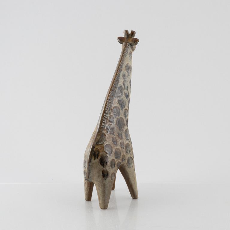 Lisa Larson, figurin, stengods, "Giraff", ur serien "Stora Zoo", Gustavsberg.