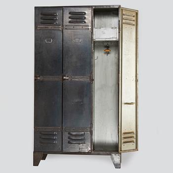 A metal industrial cabinet, first half of the 20th century.