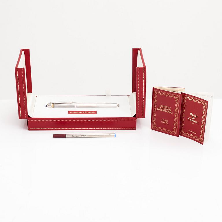 Cartier, a 'Pasha de Cartier' ballpoint pen.