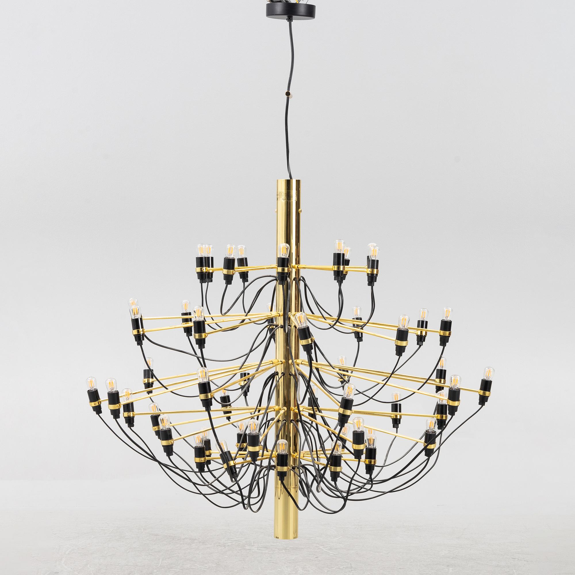 Gino Sarfatti, a ceiling lamp, model 2097/50, Flos, Italy.
