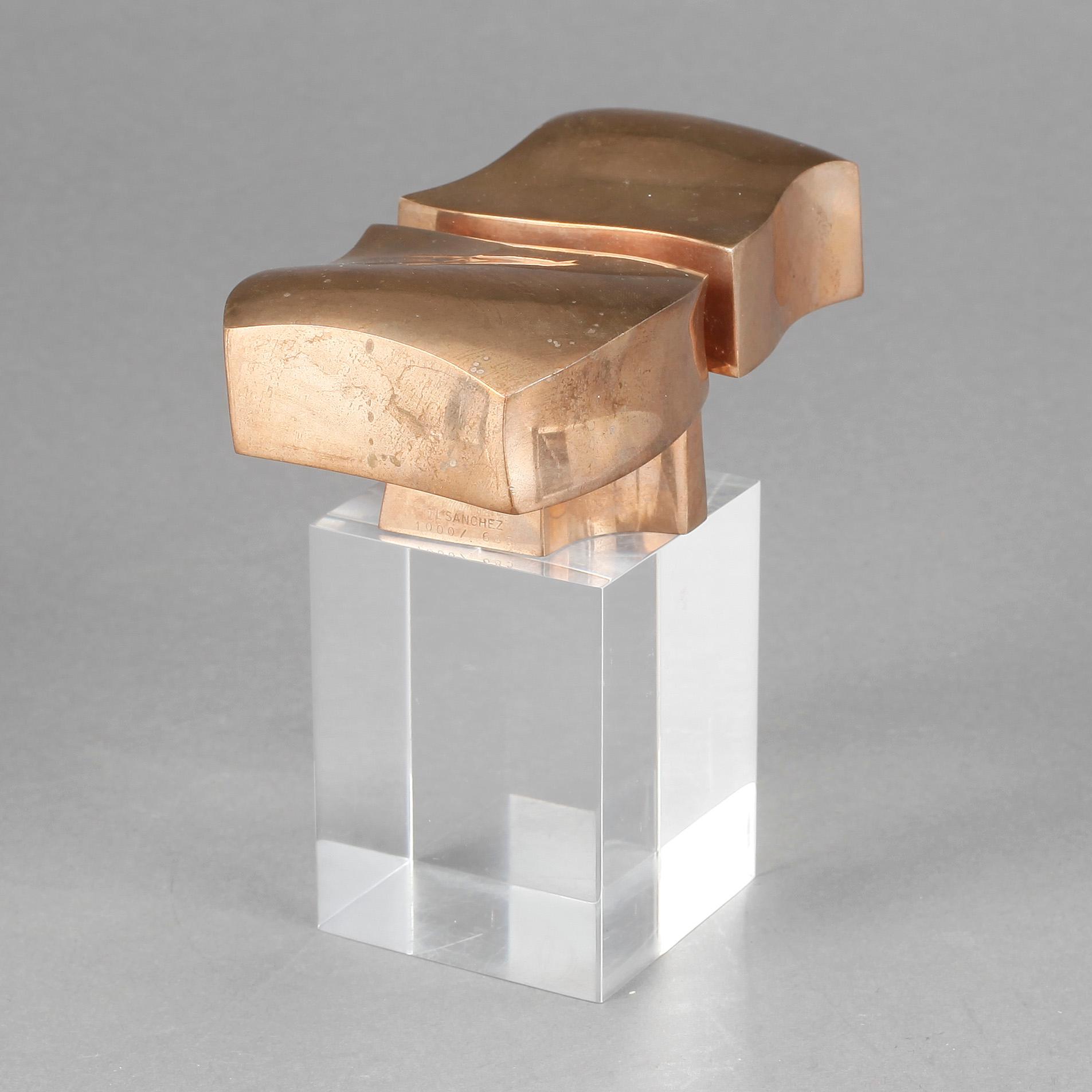 JOSÉ LUIS SANCHEZ, skulptur, brons, signerad numrerad  1000/685.