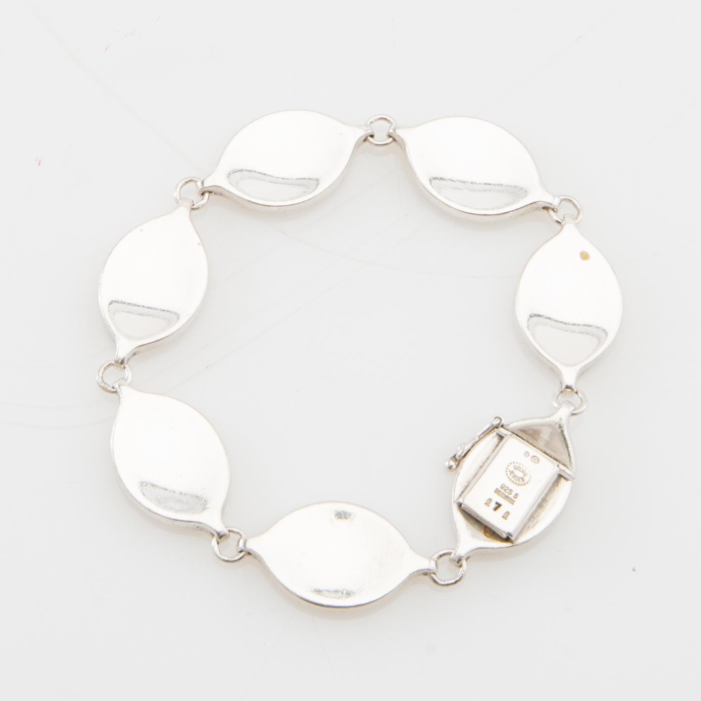 Georg Jensen, Bracelet model no. 171, sterling silver, Denmark.
