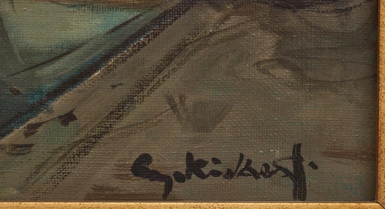 SERGE KISLAKOFF, olja på duk, sign. 1900-talets mitt.