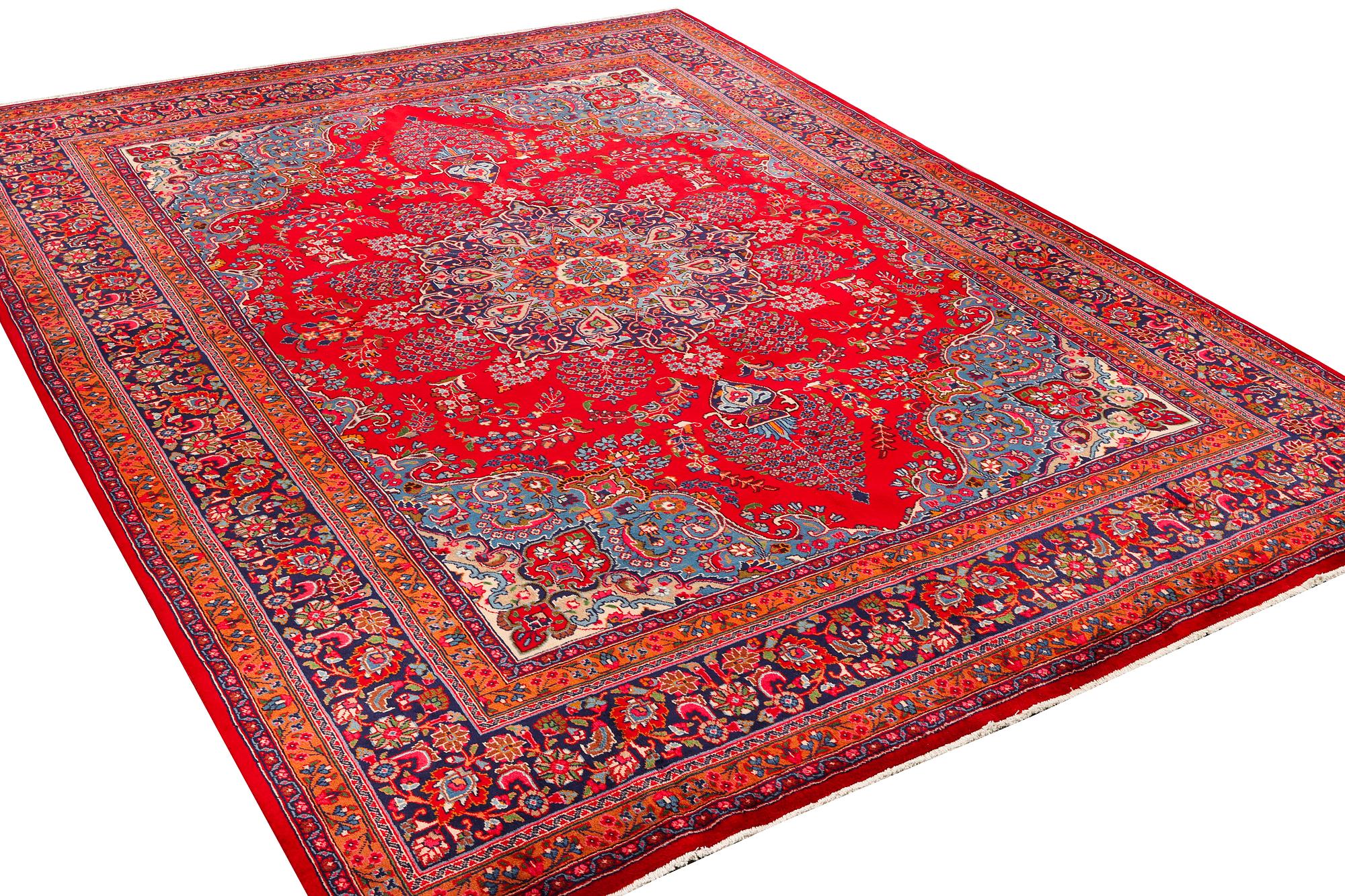 A Najafabad carpet, c. 390 x 302 cm.