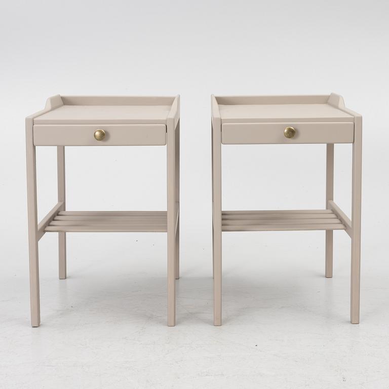 Bertil Fridhagen, sängbord, ett par, Bodafors, 1960-tal.