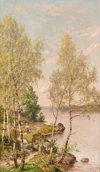 72. Hjalmar Munsterhjelm, TYTTÖ RANTAPOLULLA.