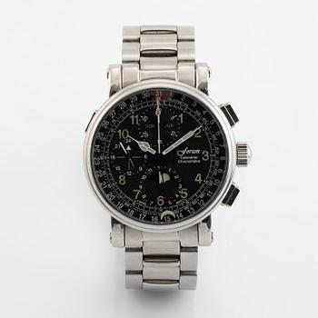 Uhren Forum, Calendrier, chronograph, wristwatch, 41 mm.