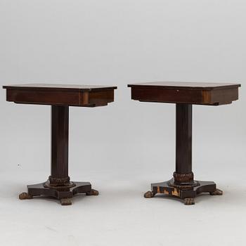 Two side tables first half of the 20th century.