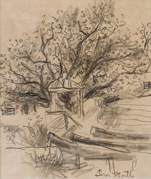 597. Bror Hjorth, Trädgård.