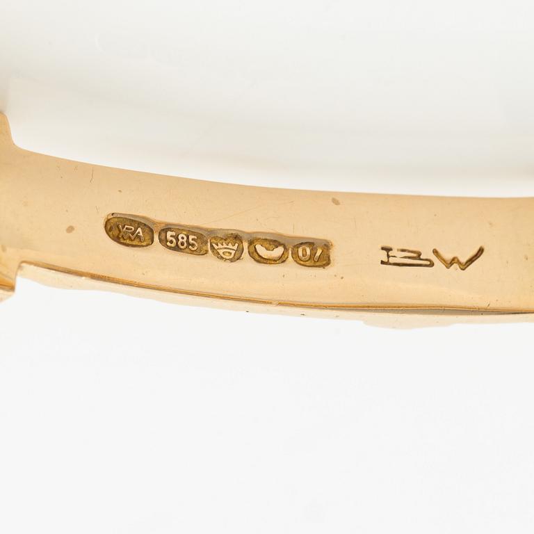 Björn Weckström, Bracelet, "Tundra", 14K gold, Lapponia 1967.