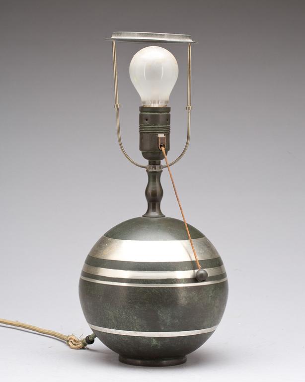 BORDSLAMPA, art deco, 1900-talets början.