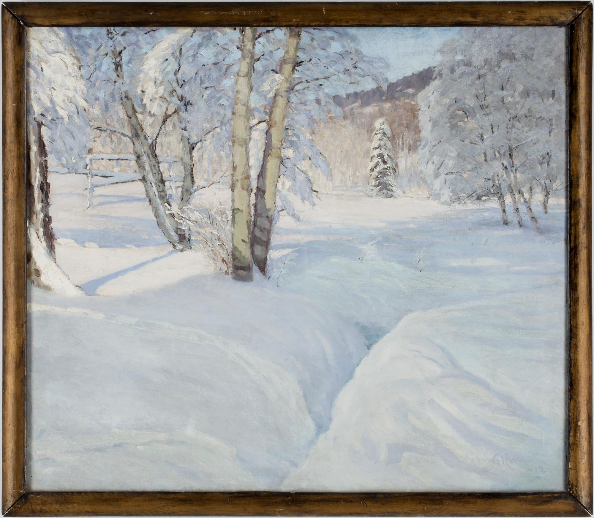 GUNNAR RUDA, olja på duk, sign o dat -12.