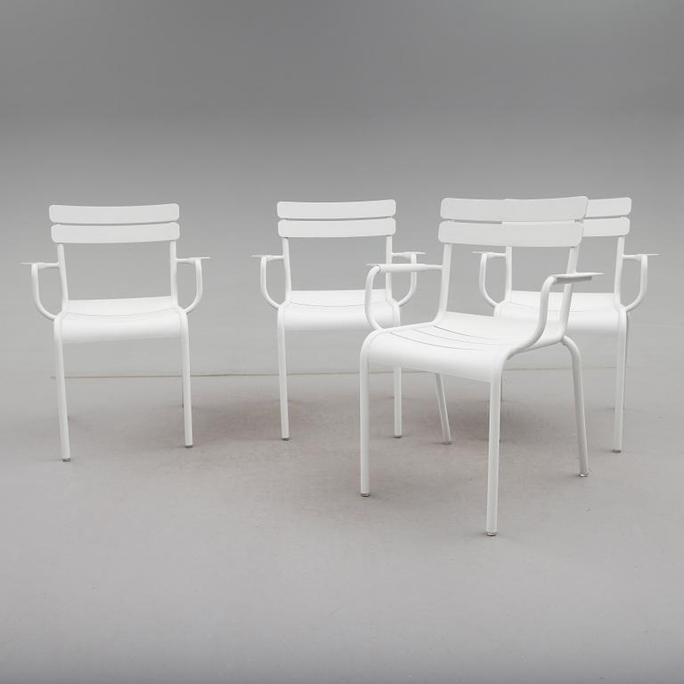 TRÄDGÅRDSSTOLAR, 4 st, "Luxembourg", Frédéric Sofia, Fermob, 2000-tal.