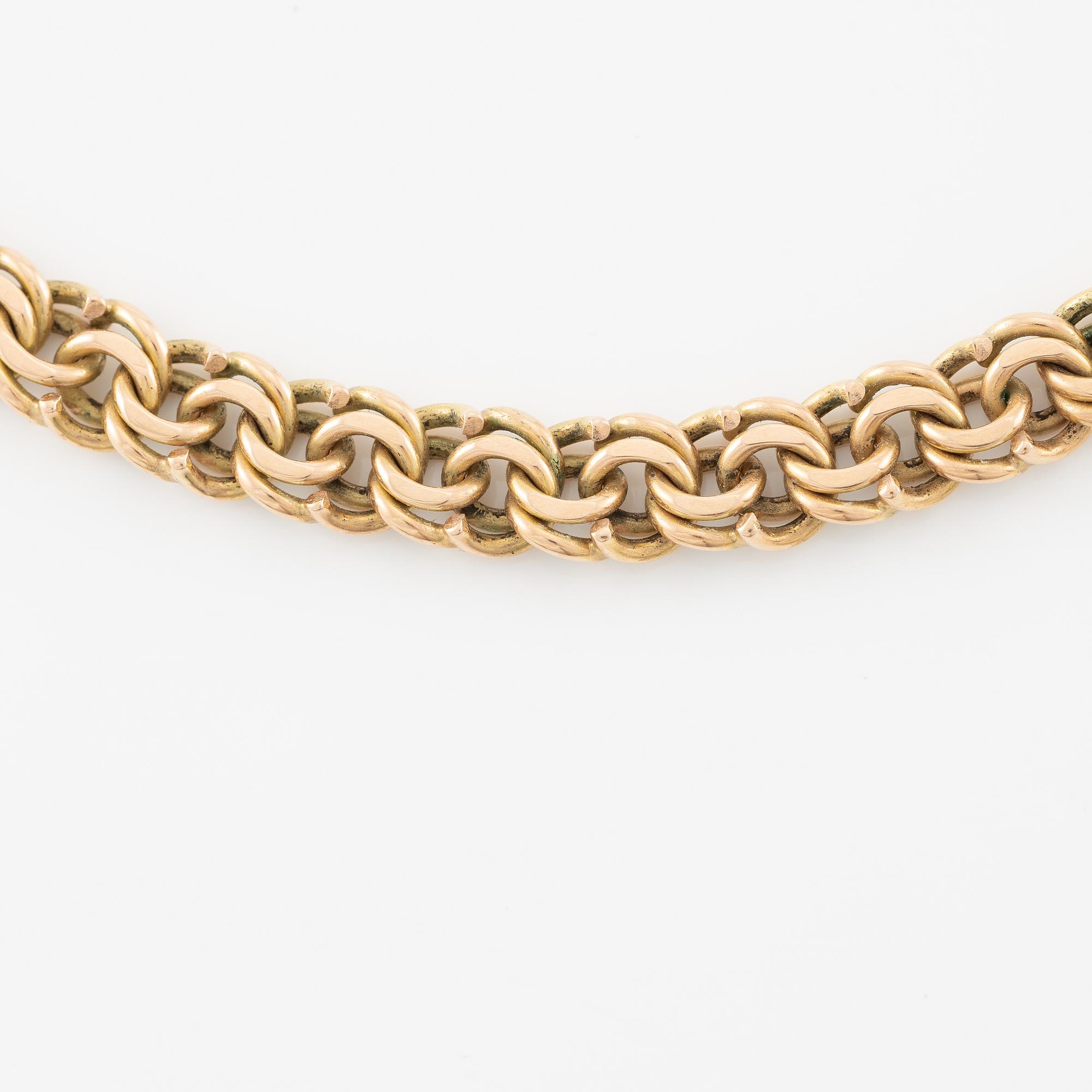 Collier 14K guld.