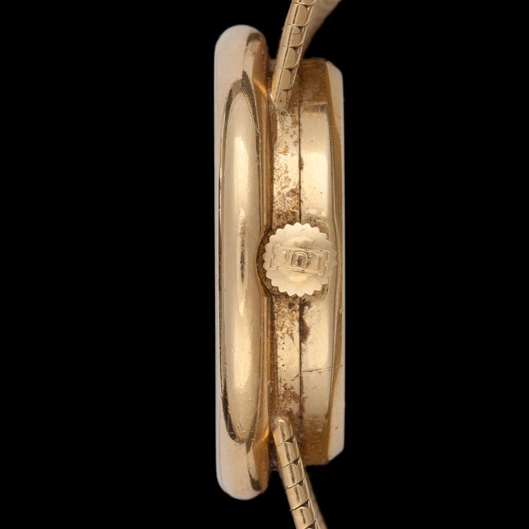 Chopard - Geneva. Gold. Manual winding. 1960s. 19 x 25mm.