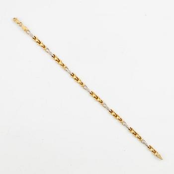 Bracelet, 14K gold,.