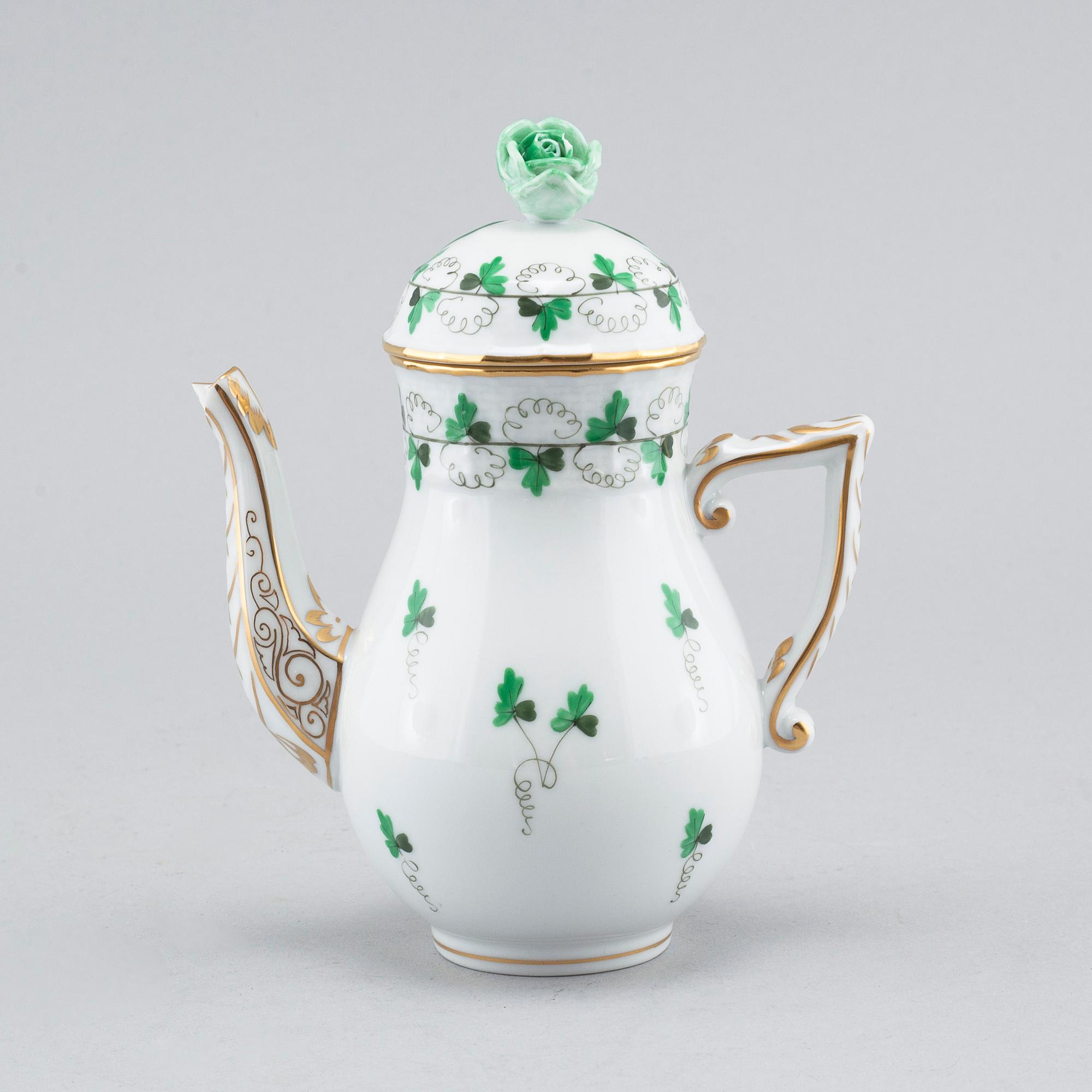 SERVISDELAR, 20 st, porslin, Herend, 1900-tal.