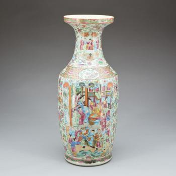 GOLVVAS, porslin, Kina, Kanton 1800-tal.