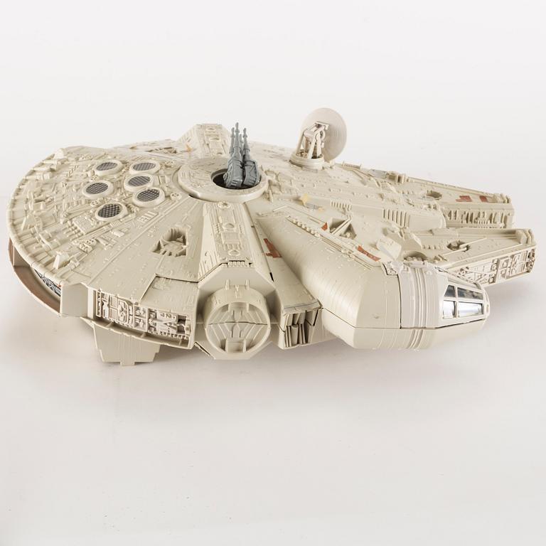 STAR WARS, Millennium Falcon i Palitoy-kartong, Empire Strikes Back, 1979.