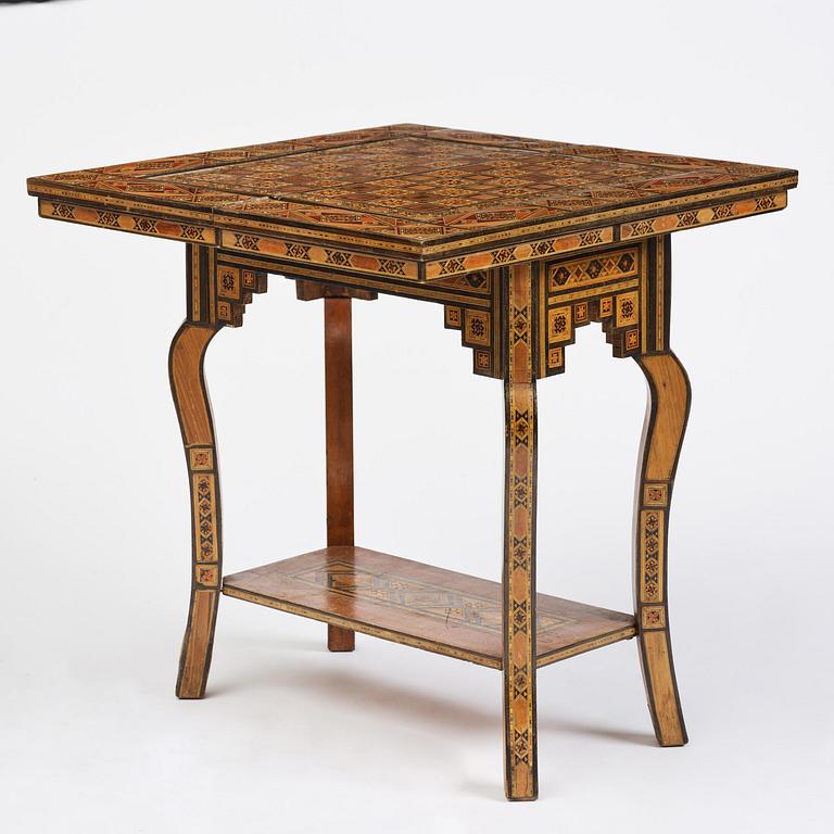 Spelbord, Damaskus Syrien, omkring år 1900.